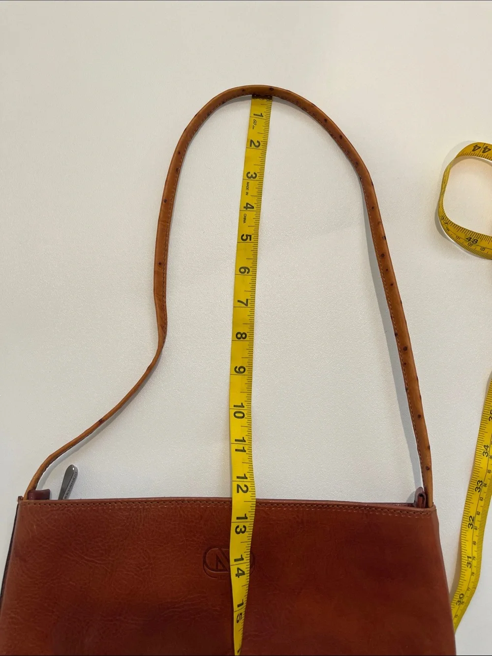 Modi Genuine Brown Leather Shoulder Bag